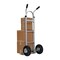 Vestil Silver Aluminum Dual Handle Hand Truck 500 lb Pneumatice Wheels ALUM-H - alternate 2